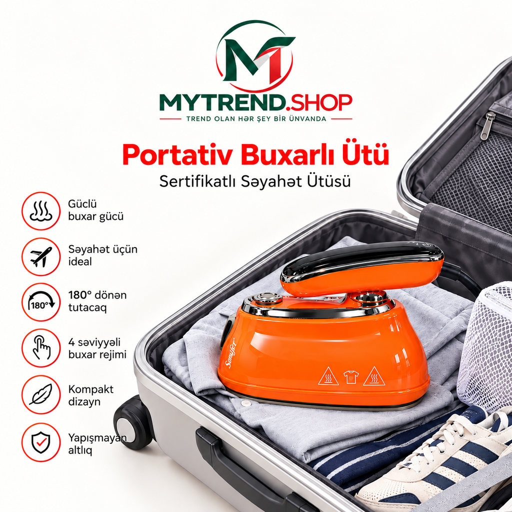 Portativ Buxarlı Ütü